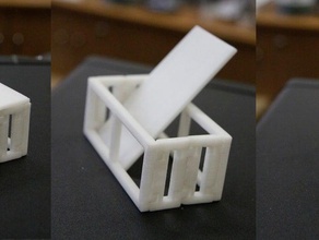 praktik bl 60cm - teatro caja de 60 cm el modelo los muebles plegado en miniatura 3d print model - Mito3D