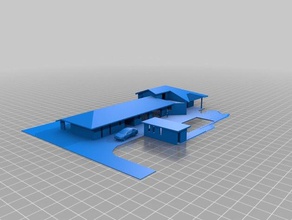 maison bioclimatique - 2014 bâtiments et structures archisud architecte de l'architecture eric agro la famille 3d print model - Mito3D