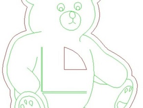 teddytag a arte as ferramentas aj booker de distância urso educação dá giveaway chaveiro 3d print model - Mito3D