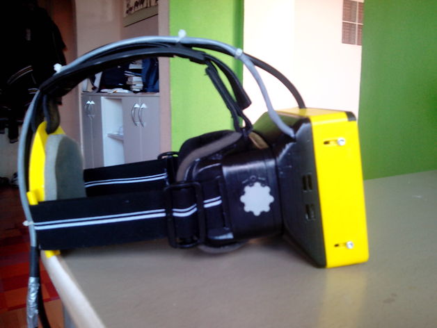 f oculus rift - abelha diy óculo hmd realidade virtual 3D print model - Mito3D