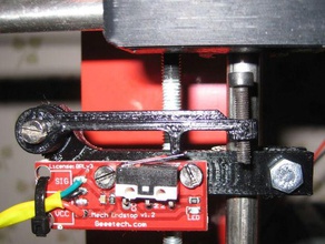 universal adjustable end stop 3d printer parts endstop prusa i3 mendel z 3d print model - Mito3D