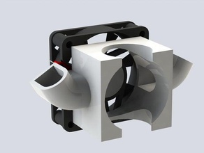 sujecci n ventilador para e3d extruder 3d printer extruders hotend gregs wade prusa i3 3d print model - Mito3D