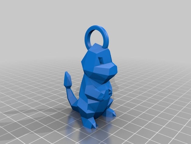 charmander chaveiro brinquedo & acessórios para jogos pokemon 3D print model - Mito3D