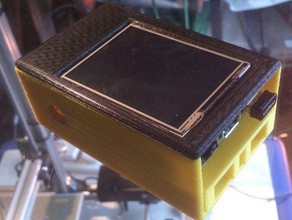 polvos, tft, câmera caso Impressora 3d acessórios octoprint câmara optipi raspberry pi 3d print model - Mito3D
