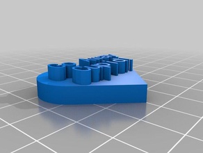 hayır cupid kalp sanat özelleştirilmiş 3d print model - Mito3D