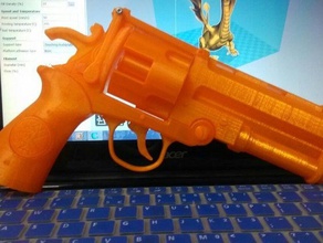 printed revolver your son toy & game accessories gun weapon 3d print model - Mito3D