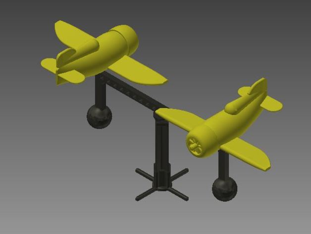 gee bee racer mobile jouets & jeux 3D print model - Mito3D