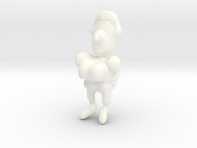 boxer people 3D print model - Mito3D