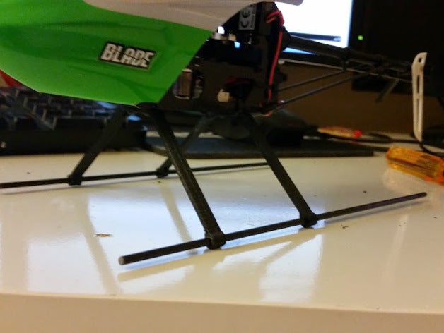 blade 180 cfx eğitim kutudan yüzgeci arkasında r c araçlar 180cfx bıçak fin dişli helikopter monte edin parçalar rc heli yedek skid kızak kuyruk antrenör 3D print model - Mito3D