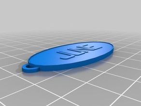 june keychain keychains customized 3d print model - Mito3D