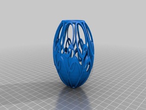 tall vase interactive Kunst angepasst 3d print model - Mito3D