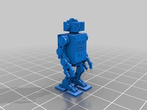 28mm retro-Roboter 1 Kreaturen 3d print model - Mito3D