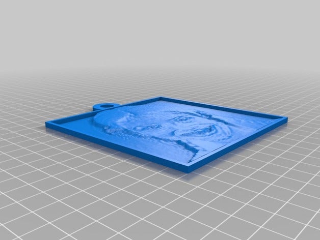 isabelle 2d art personnalisé 3D print model - Mito3D