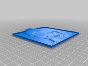 isabelle 2d art personnalisé 3d print model - Mito3D
