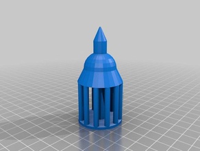la mia su misura fissa torre colonne cupola - il tuo desiderio edifici e strutture 3d print model - Mito3D