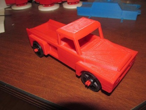53 pickup ford de la automoción 3d print model - Mito3D