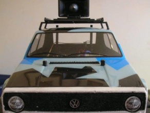 roof rack horn 1 12 scale rc cars r c vehicles 3d print model - Mito3D