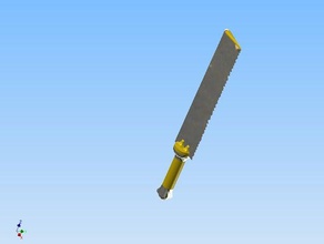 updated beheading sword toy & game accessories 3d print model - Mito3D