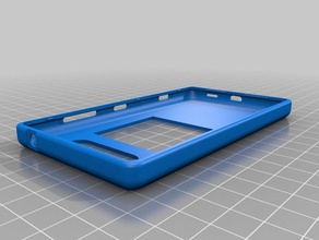 square parts nokia case 820 mobile phone 40x40 cover customized lumia 3d print model - Mito3D