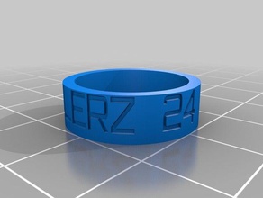cole bancrofts jefe de anillo los anillos personalizado 3d print model - Mito3D