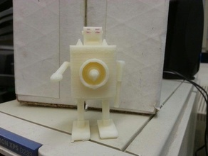 robô modelo robôs o sketchup estudante criou brinquedo 3d print model - Mito3D