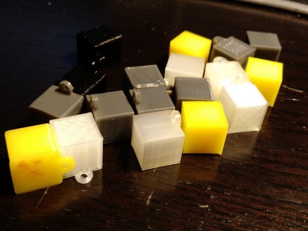 10mm calibration cube direction 3d printing tests squ square test cubes printer 3D print model - Mito3D