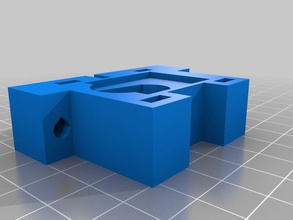minimal non-geared mendel extruder other openscad reprap 3d print model - Mito3D