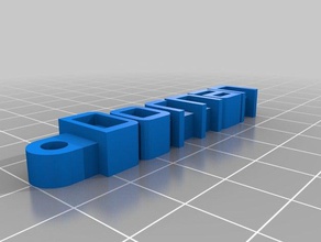 dornan organização personalizado 3d print model - Mito3D