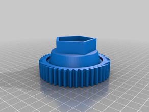 simple gear engineering 3d print model - Mito3D