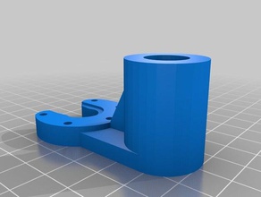 alu prox sensor holder - round 3d printing 3d print model - Mito3D