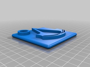 Schlüsselanhänger ac 3d print model - Mito3D