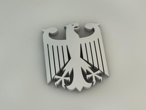 coat arms germany bundesadler signs & logos 3d print model - Mito3D