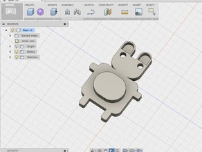 bear animal 3d printing 3d print model - Mito3D