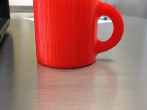 plastique espresso tasse cuisine et salle à manger 123d génial le petit-déjeuner café de la coupe délicieux boisson chaud matin mug pla petite 3d print model - Mito3D