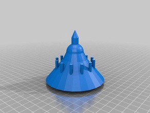 my customized fixed - tower columns cupola your wish buildings & structures 3d print model - Mito3D