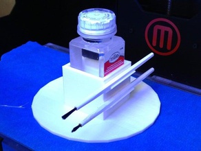testors paint thinner holder art tools 3d print model - Mito3D