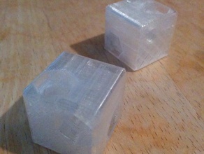 qinch projeto - três eixos do cubo câmera parafuso freecad 3d print model - Mito3D