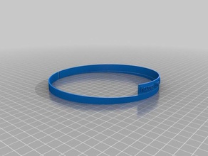 Erdbeben haiku-Armband Kunst kundengebundene 3d print model - Mito3D