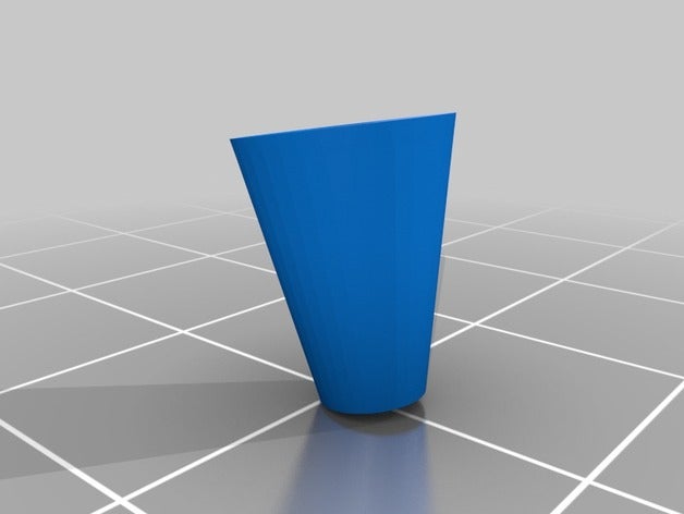 centered hole cone 3d printing tests holed printer test 3D print model - Mito3D