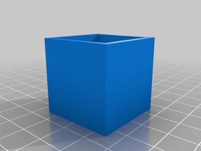 walled calibration cube 3d printing tests 3d print model - Mito3D