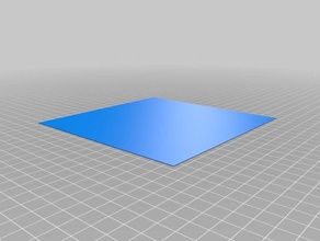 printrbot simple metal flat bed test 3d-Druck-tests Bett 3d print model - Mito3D