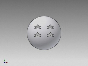 dört yıldızlı Ejder topu 3d baskı dbz dragonball dragonballz z 3d print model - Mito3D