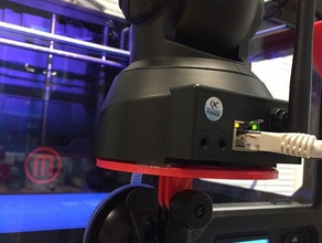 camera platform 3d printer accessories mount gopro makerbot2x suction cup webcam 3d print model - Mito3D