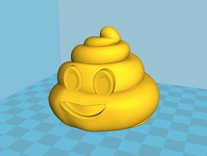whatsapp poop emoticon creatures desk funny smelly 3d print model - Mito3D