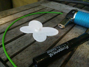 isca borboleta outros repolho jardim branco openscad 3d print model - Mito3D