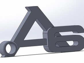Schlüsselanhänger - audi a6 automotive a5 3d print model - Mito3D