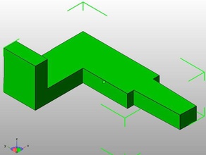 reprap pro ormerod v1 - conduit du ventilateur support addon simplifiée x-transport L'imprimante 3d de pièces reprappro 3d print model - Mito3D