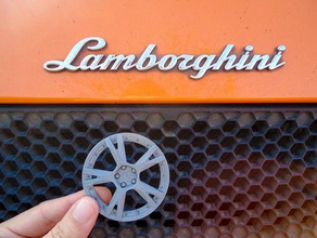 lamborghini lp560-4 rodas a indústria automotiva liga de carro gallardo lp560 petrolhead rim desportivo supersport roda 3d print model - Mito3D