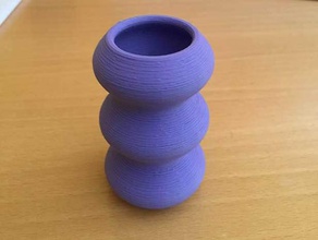 sin function vase 4 art customized 3d print model - Mito3D