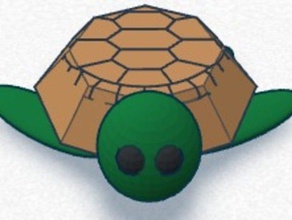 Schildkröte 3d-drucken 3d print model - Mito3D